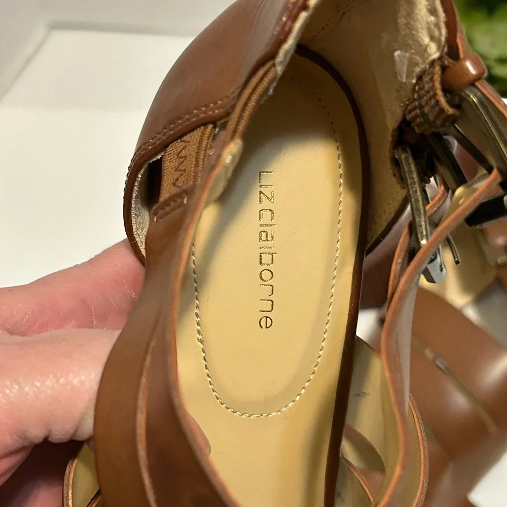 Brown Strappy Heeled Sandals